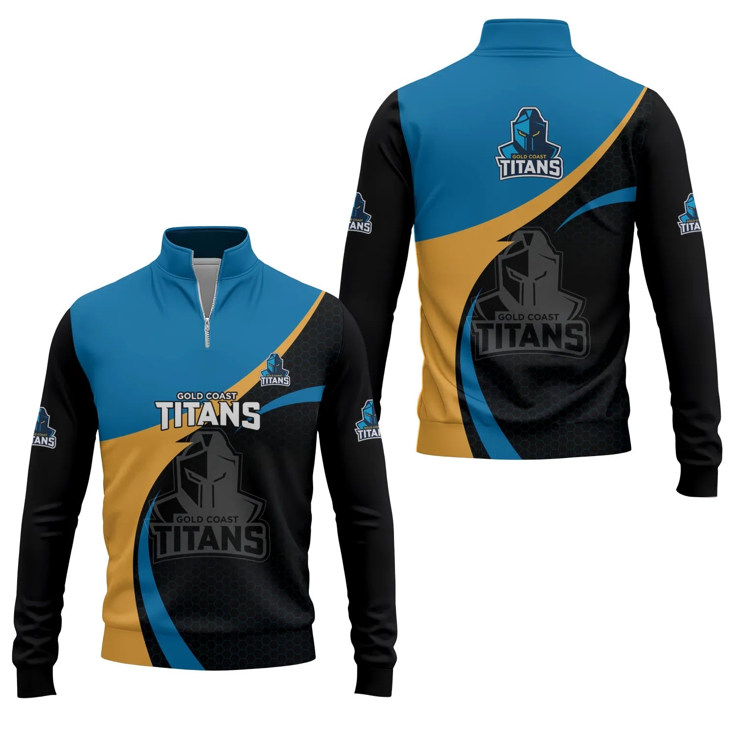 Gold Coast Titans Quarter-zip Pullover SC038