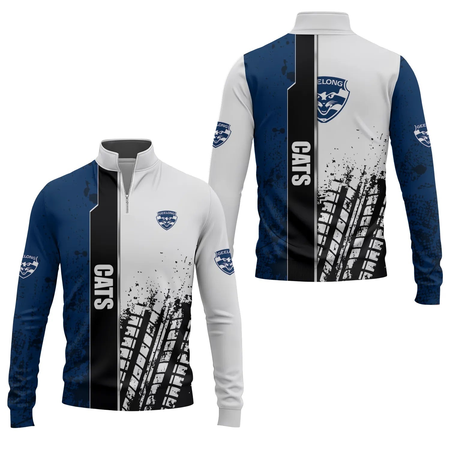 Geelong Cats Quarter-zip Pullover SC039