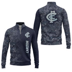 Carlton Blues Quarter-zip Pullover SHW006