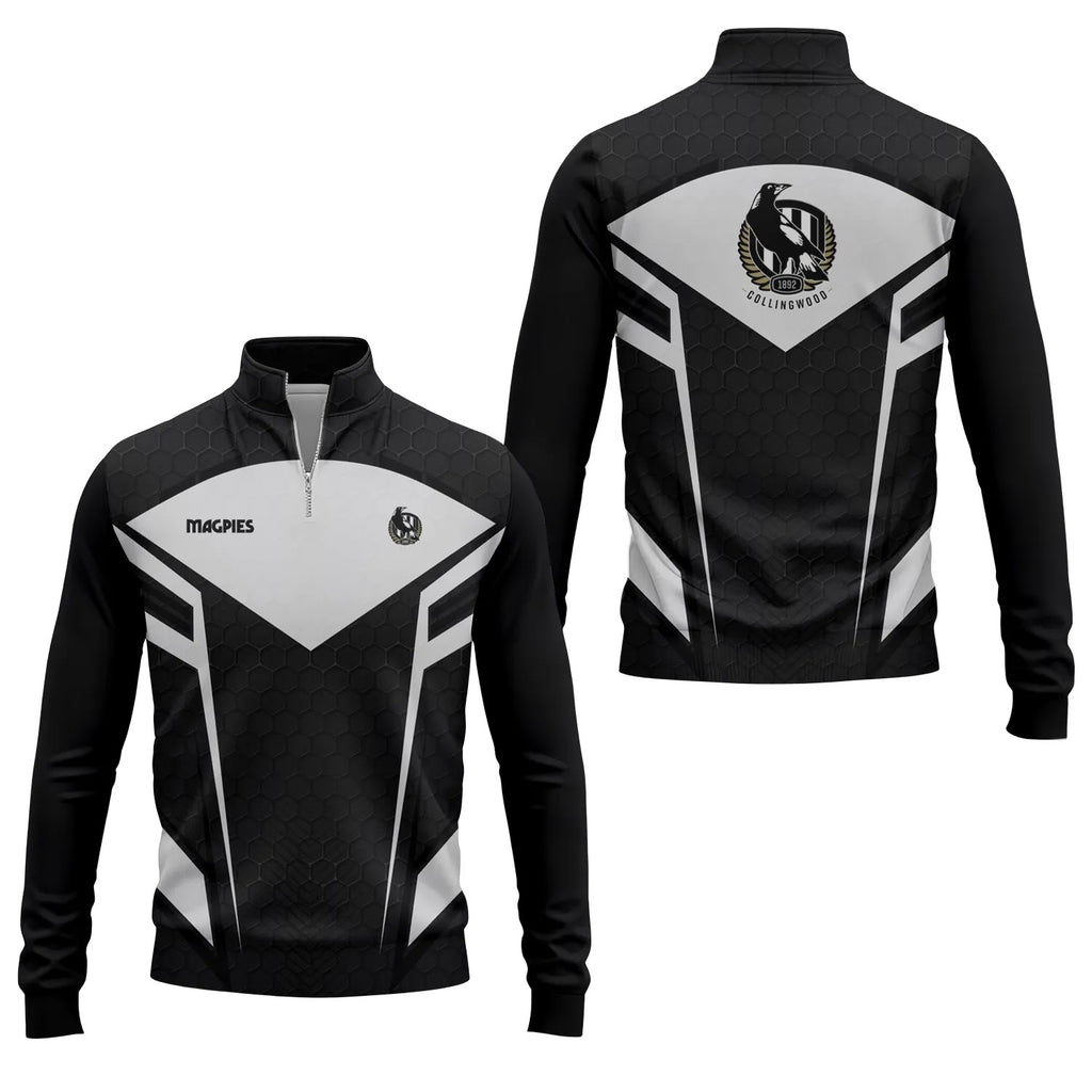 Collingwood Magpies Quarter-zip Pullover SC033
