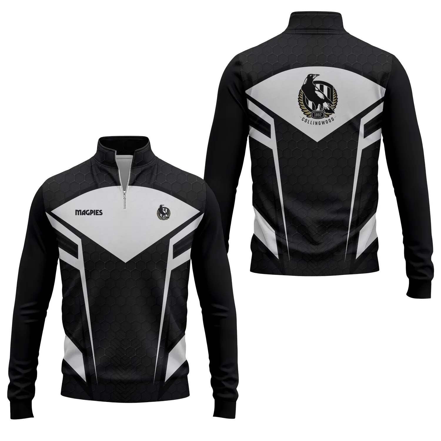Collingwood Magpies Quarter-zip Pullover SC033