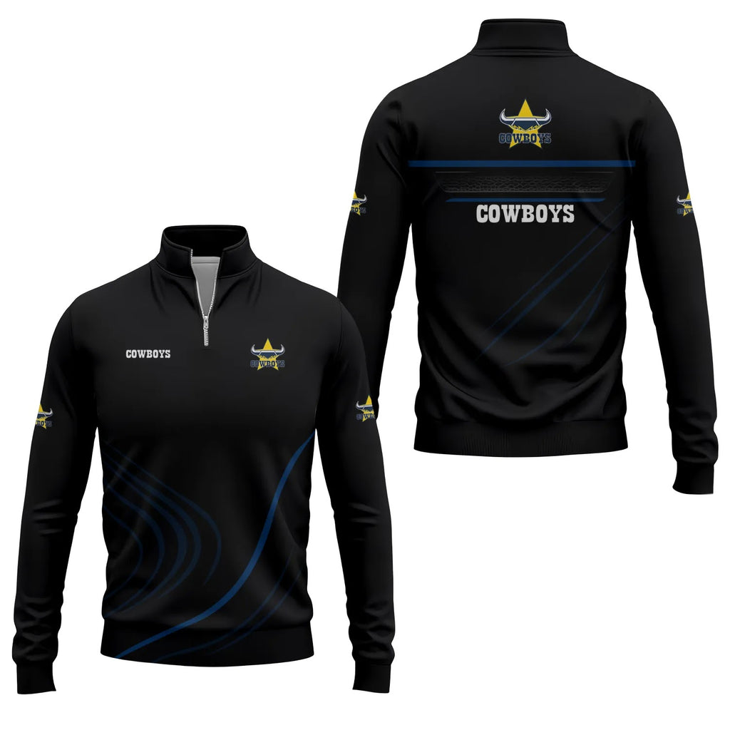 North Queensland Cowboys Quarter-zip Pullover SC024