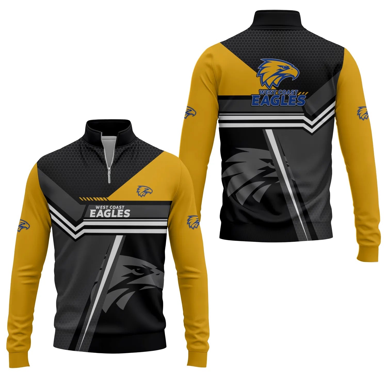 West Coast Eagles Quarter-zip Pullover SC071