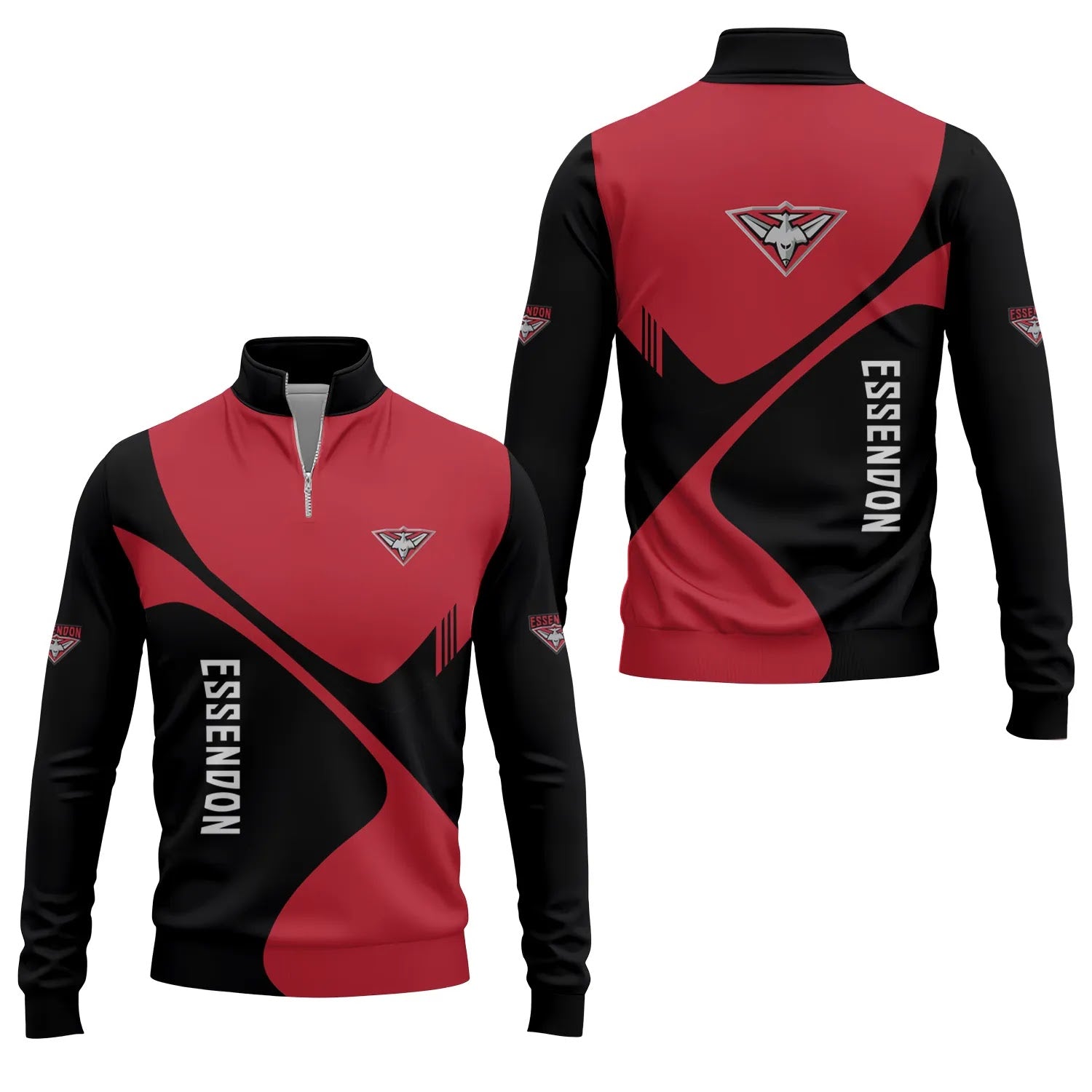 Essendon Bombers Quarter-zip Pullover SC058