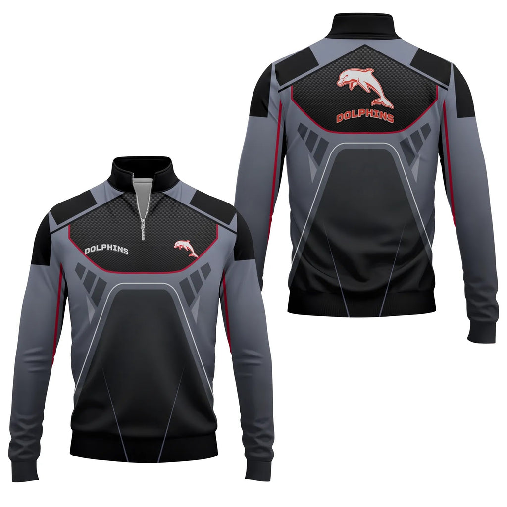 Dolphins Quarter-zip Pullover SC088