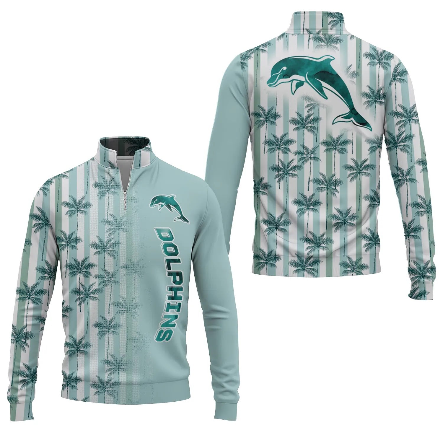 Dolphins Quarter-zip Pullover SHW028