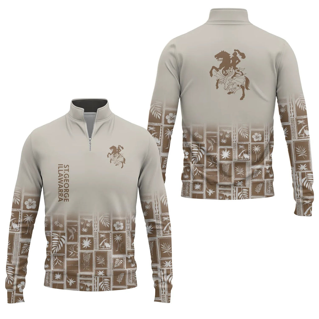 St George Illawarra Dragons Quarter-zip Pullover SHW067