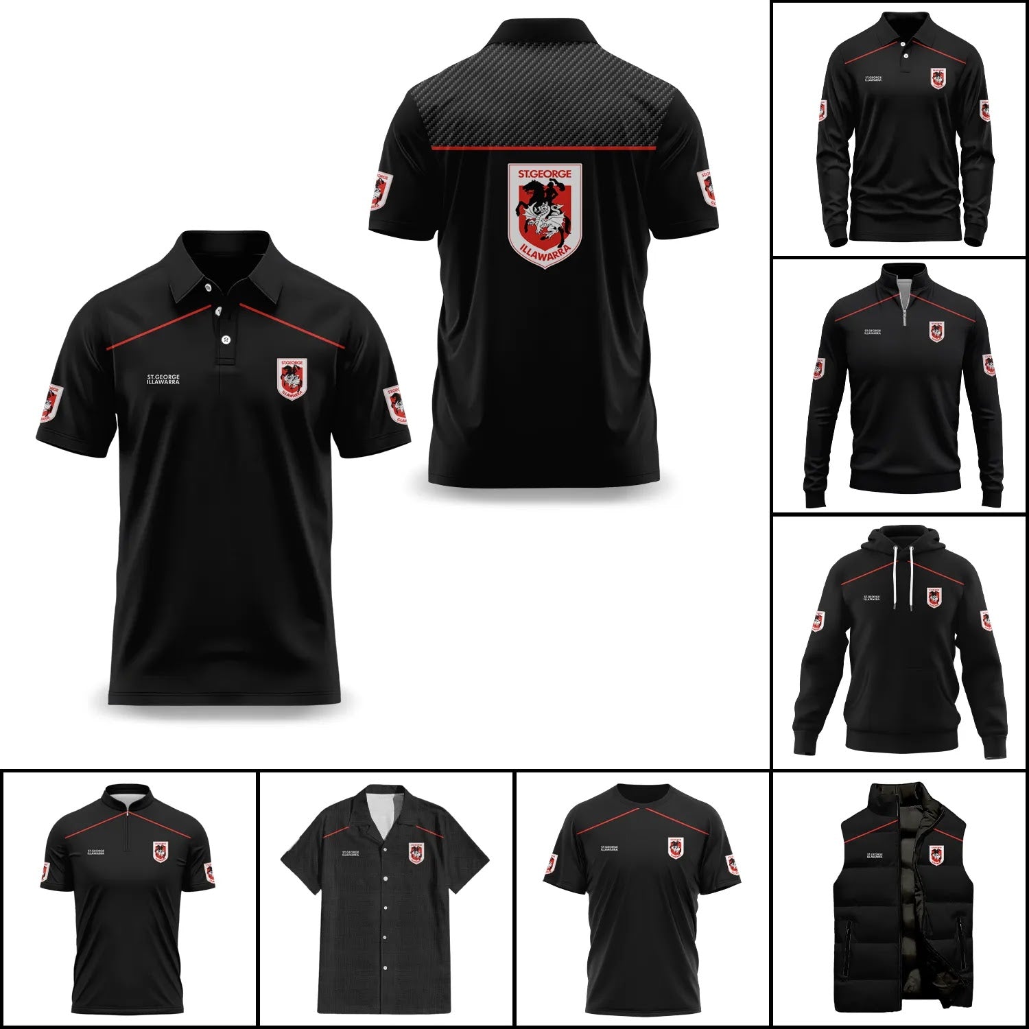 St George Illawarra Dragons Apparels SC004