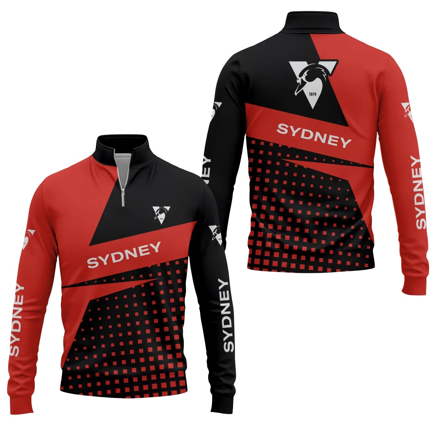 Sydney Swans Quarter-zip Pullover SC083