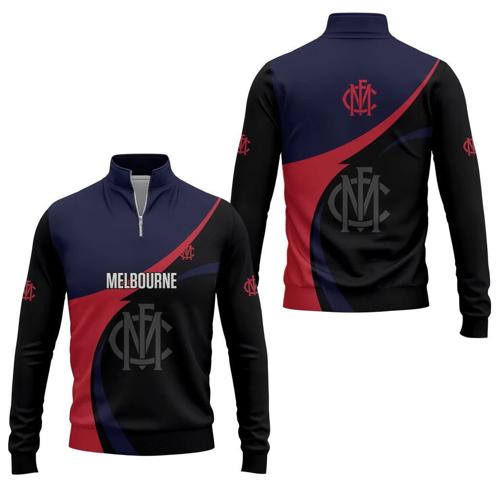 Melbourne Demons Quarter-zip Pullover SC038