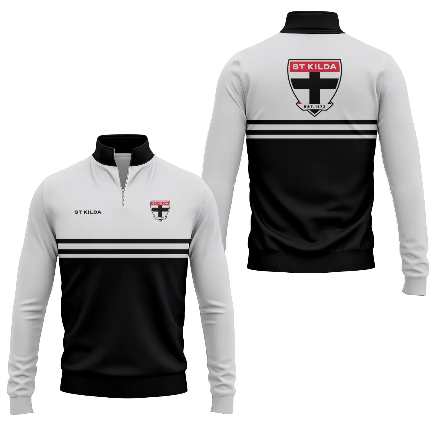 St Kilda Saints Quarter-zip Pullover SC015