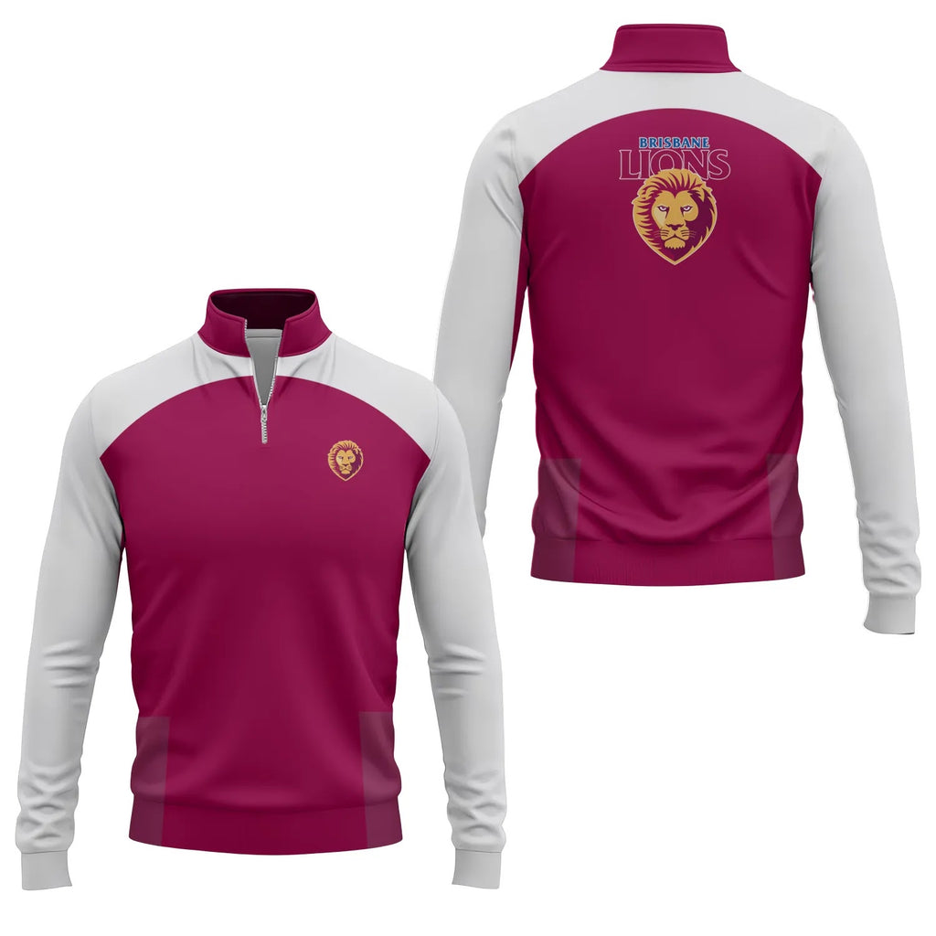 Brisbane Lions Quarter-zip Pullover SC016