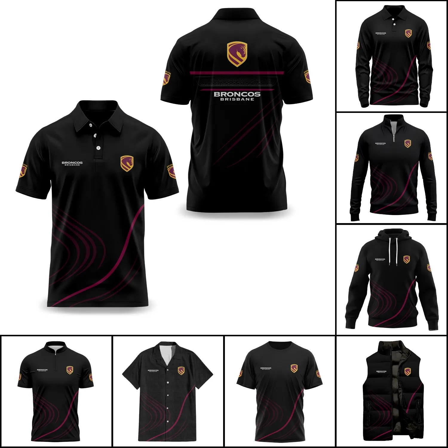 Brisbane Broncos Apparels SC024
