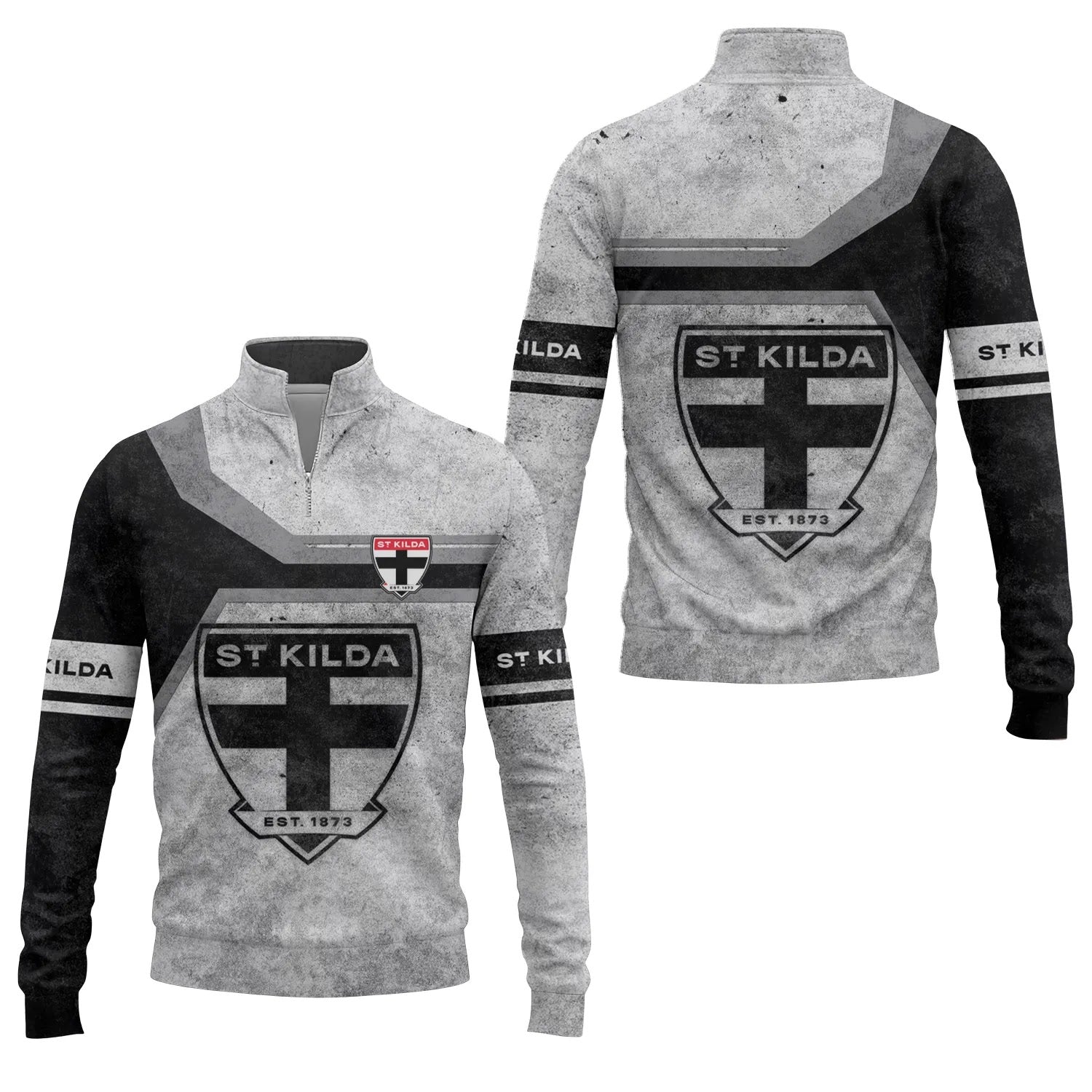 St Kilda Saints Quarter-zip Pullover SC086