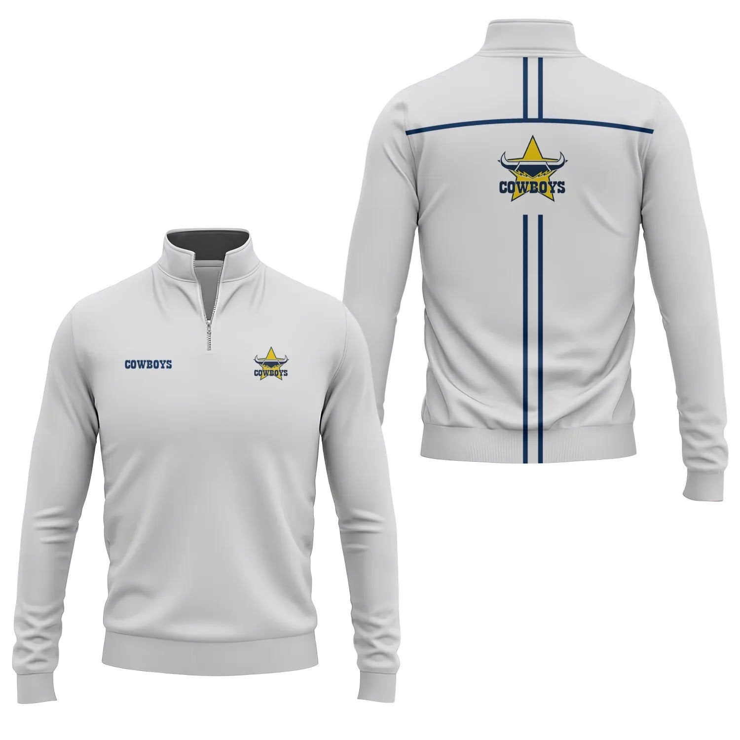 North Queensland Cowboys Quarter-zip Pullover SC018