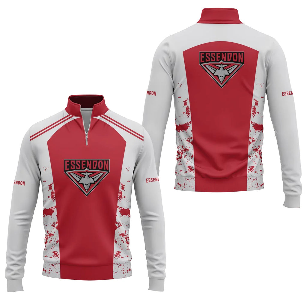 Essendon Bombers Quarter-zip Pullover SC089