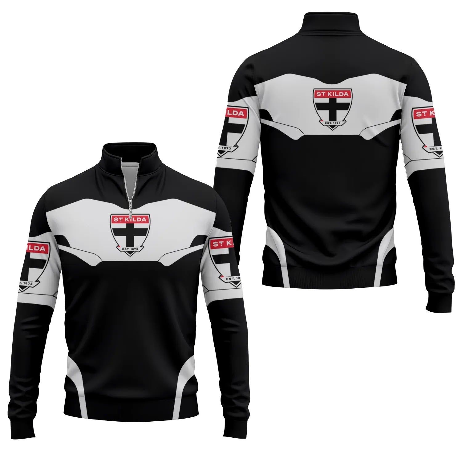 St Kilda Saints Quarter-zip Pullover SC030