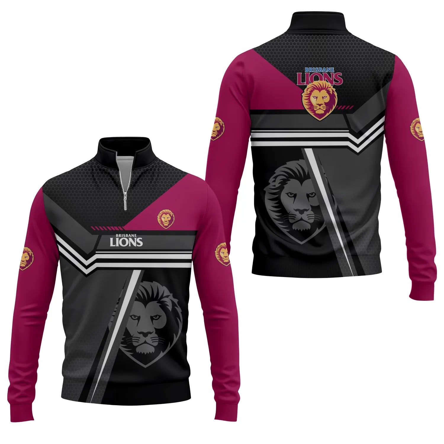 Brisbane Lions Quarter-zip Pullover SC071