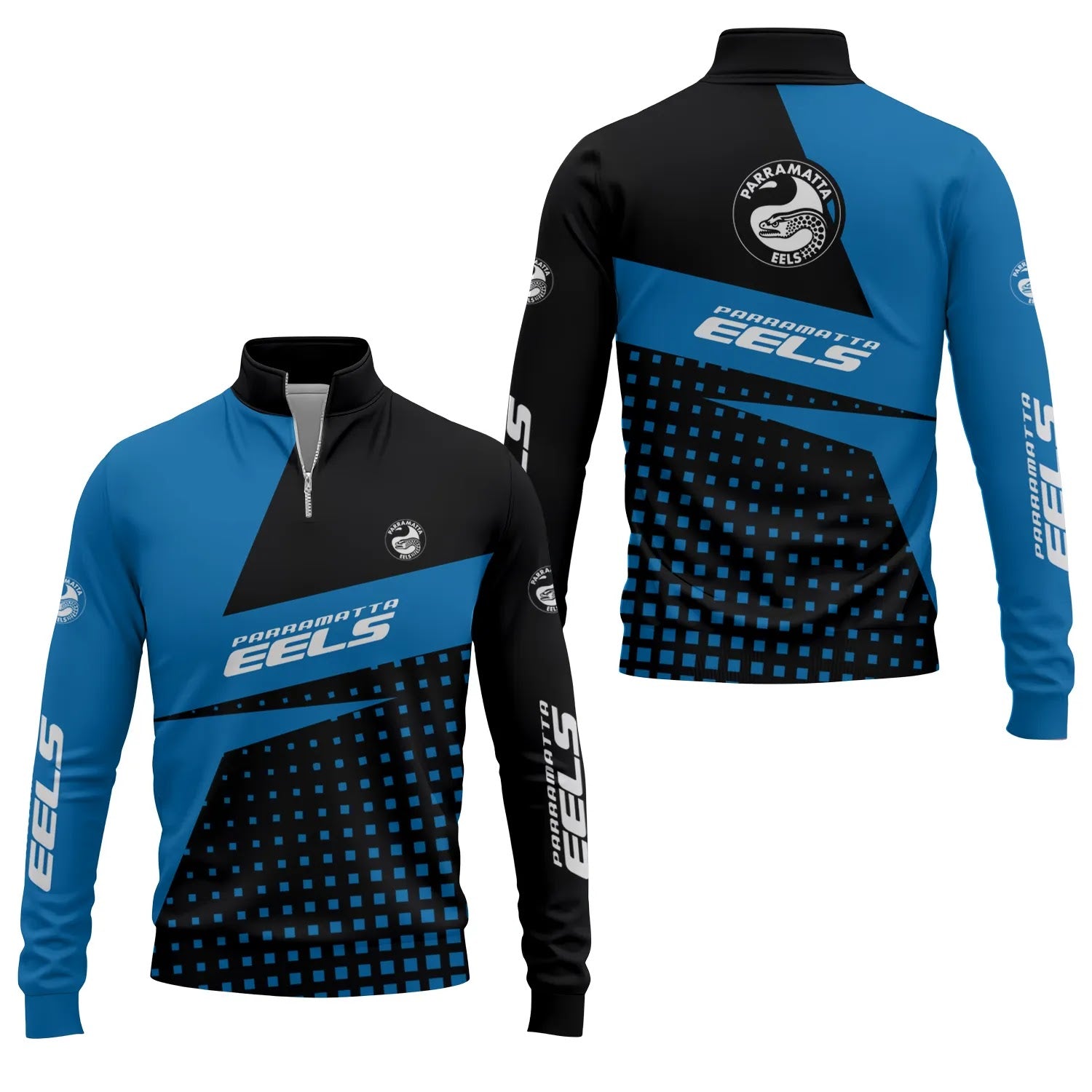 Parramatta Eels Quarter-zip Pullover SC083