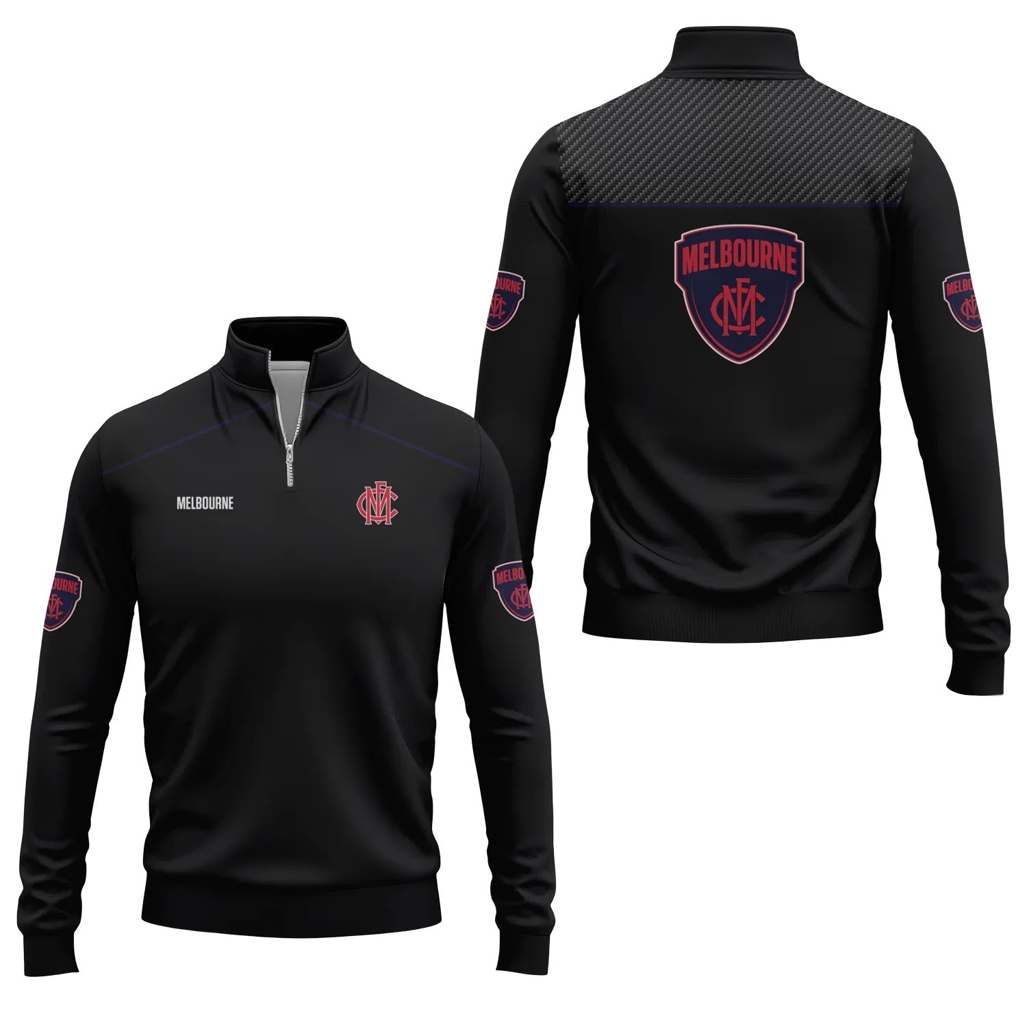 Melbourne Demons Quarter-zip Pullover SC004