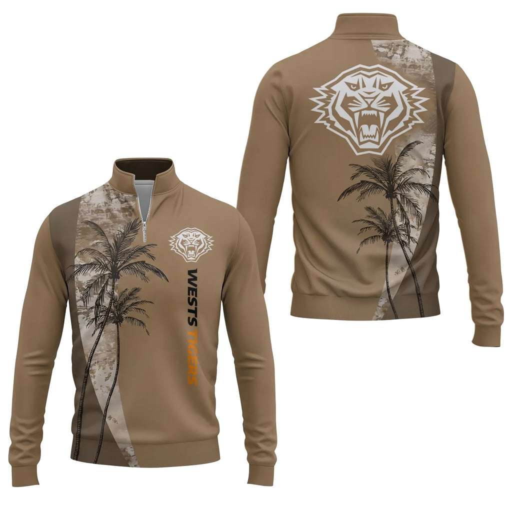 Wests Tigers Quarter-zip Pullover SHW071