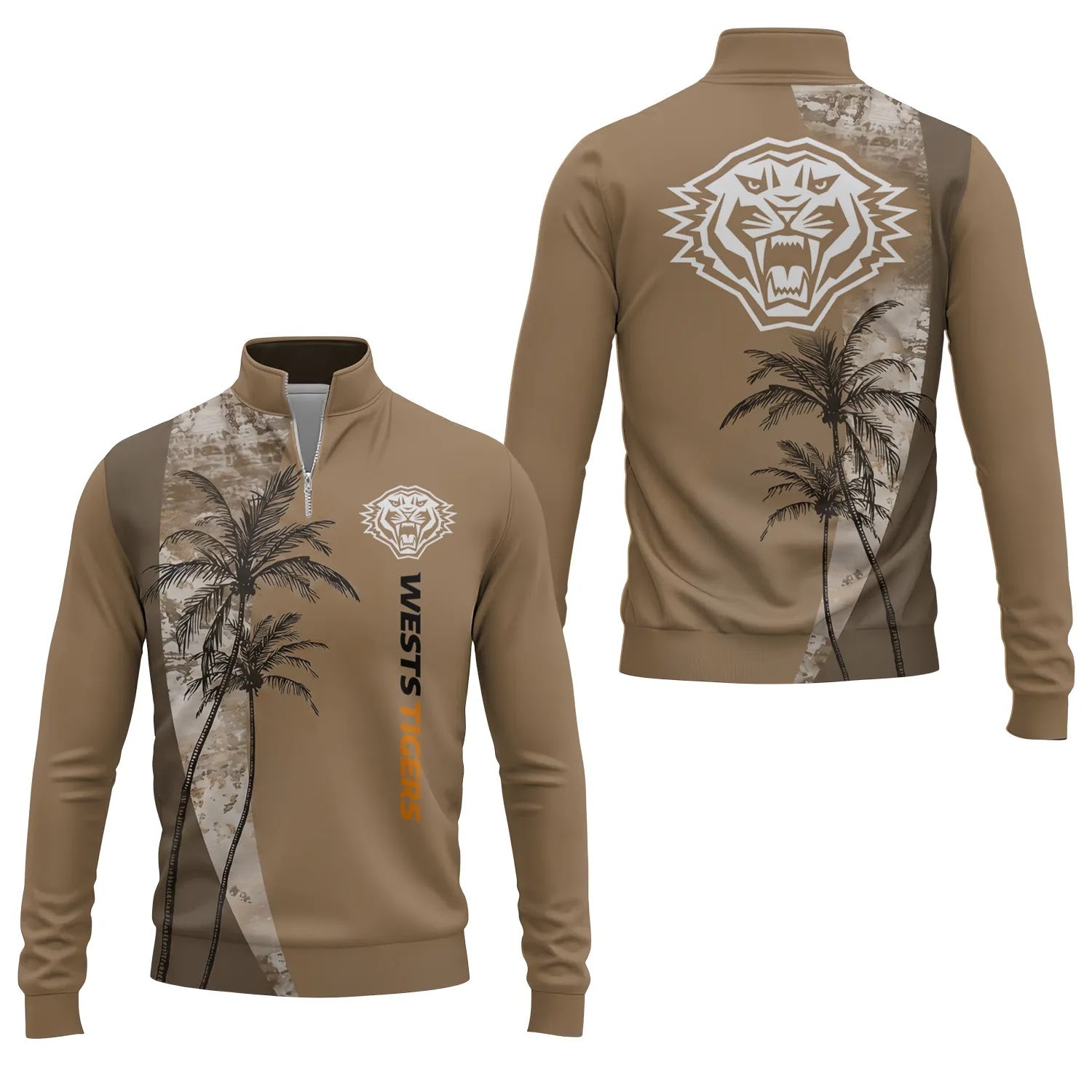 Wests Tigers Quarter-zip Pullover SHW071
