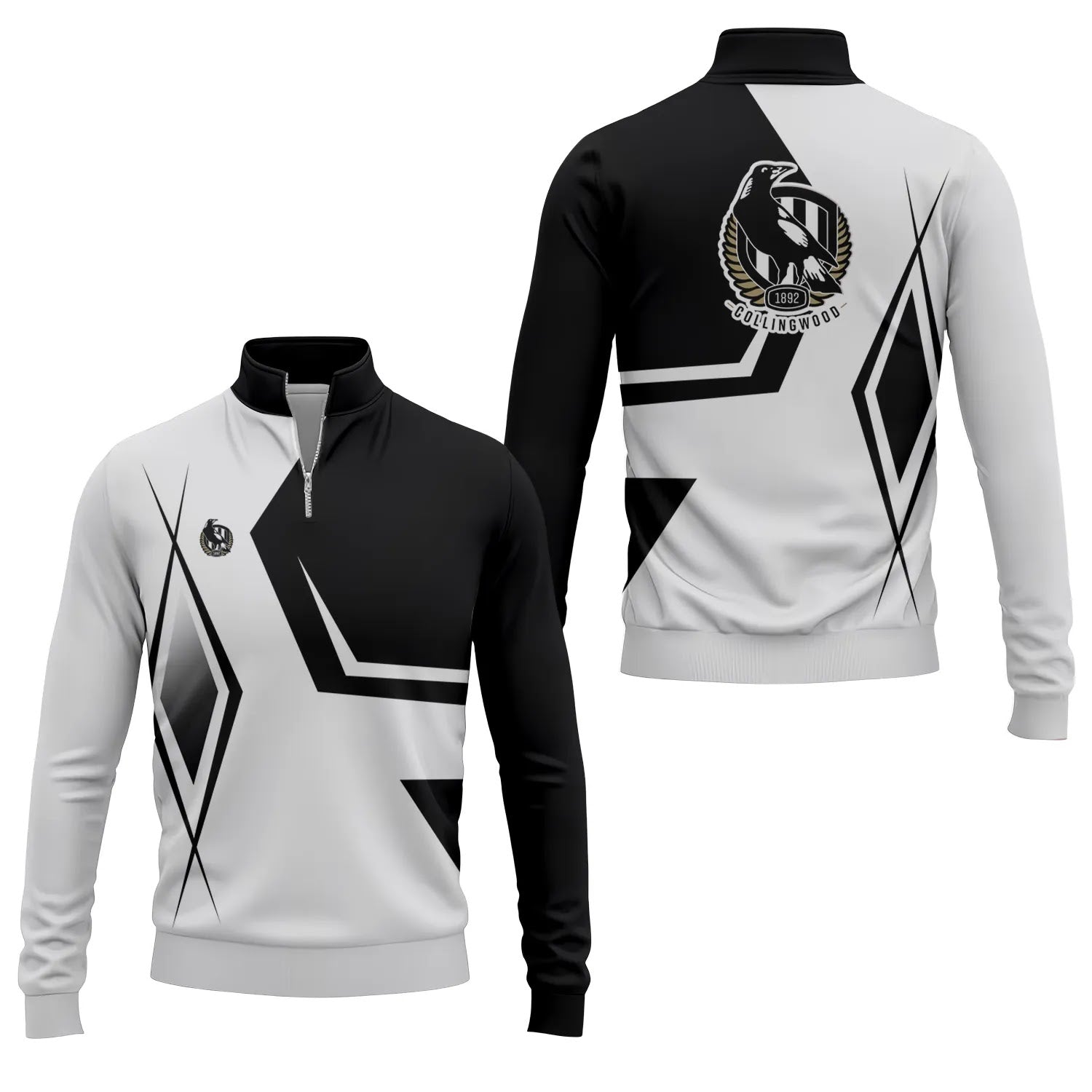 Collingwood Magpies Quarter-zip Pullover SC080