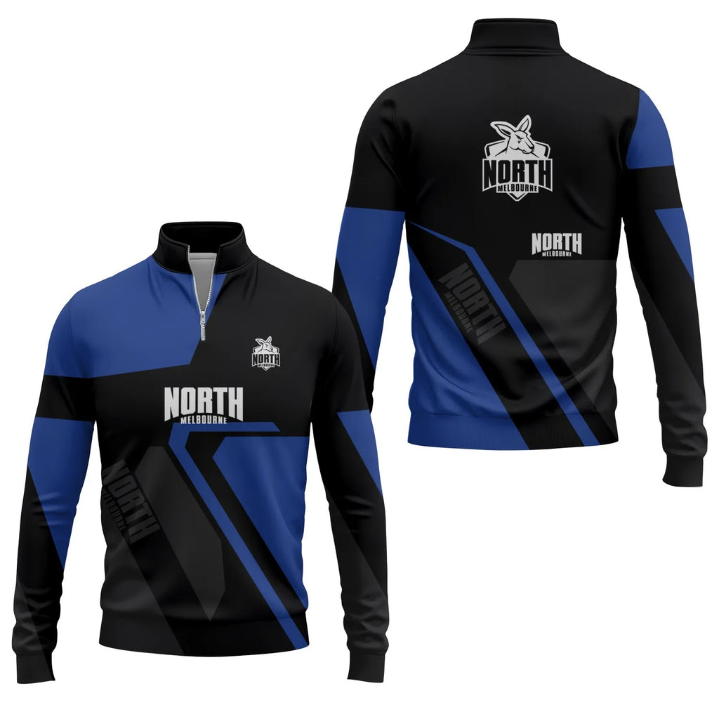North Melbourne Kangaroos Quarter-zip Pullover SC117