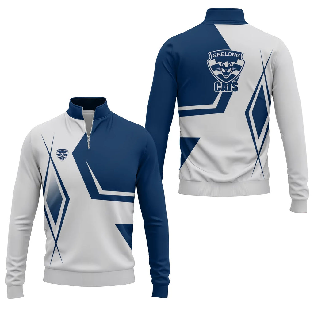 Geelong Cats Quarter-zip Pullover SC080
