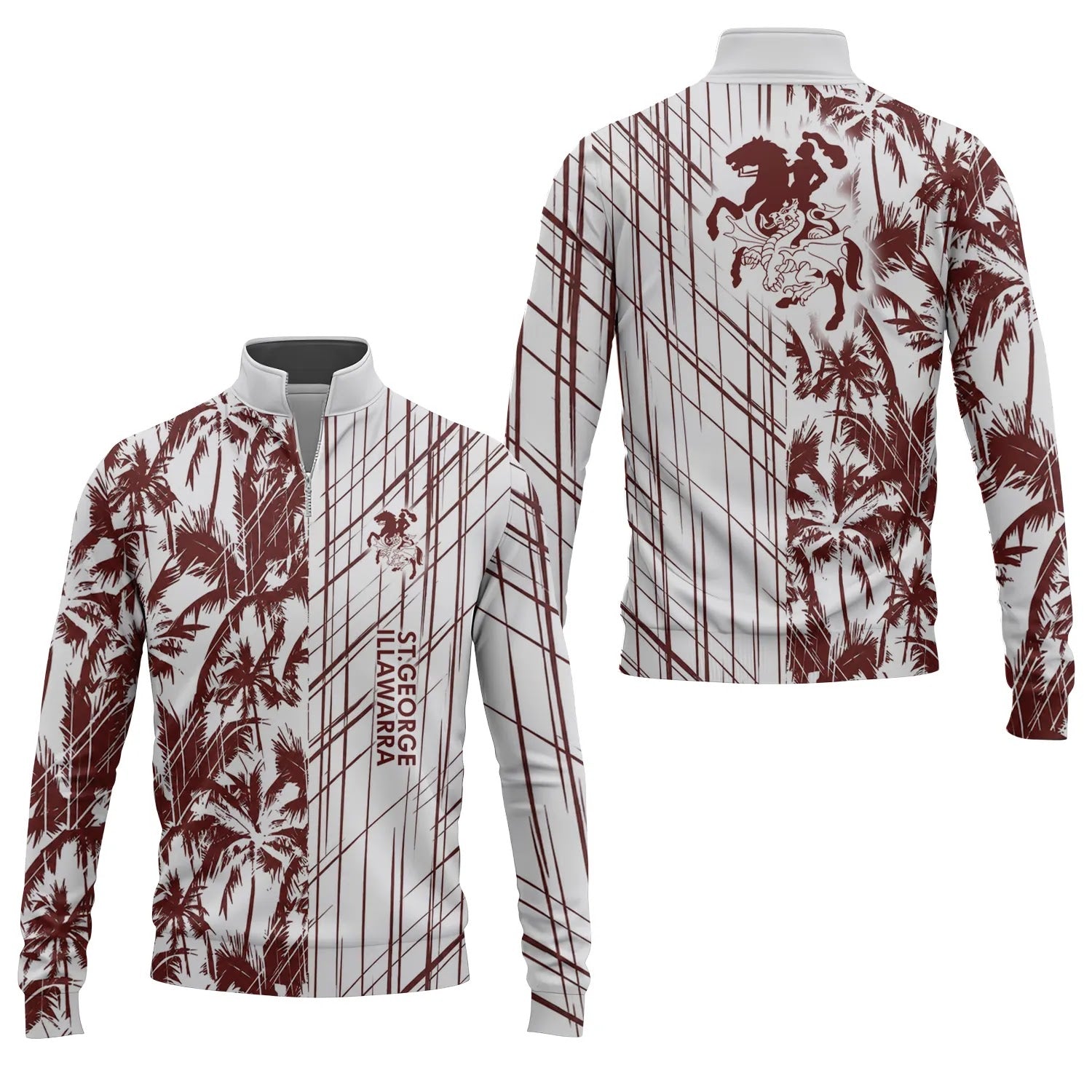 St George Illawarra Dragons Quarter-zip Pullover SHW041