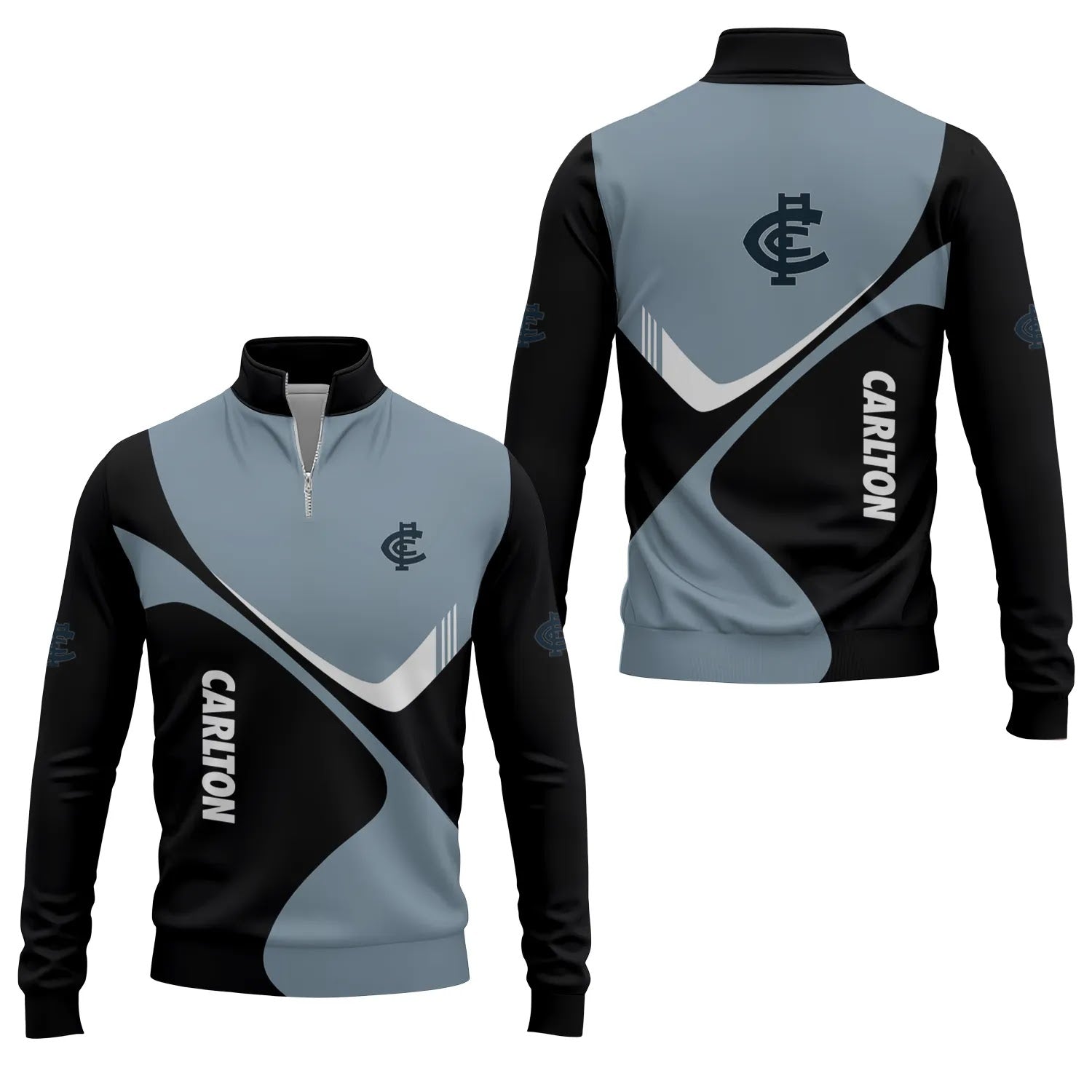 Carlton Blues Quarter-zip Pullover SC058