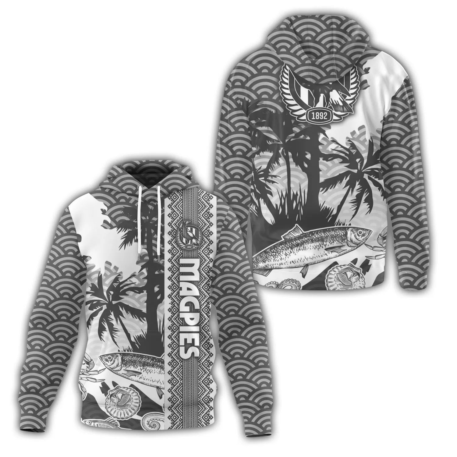 Collingwood Magpies Hoodie SHW038