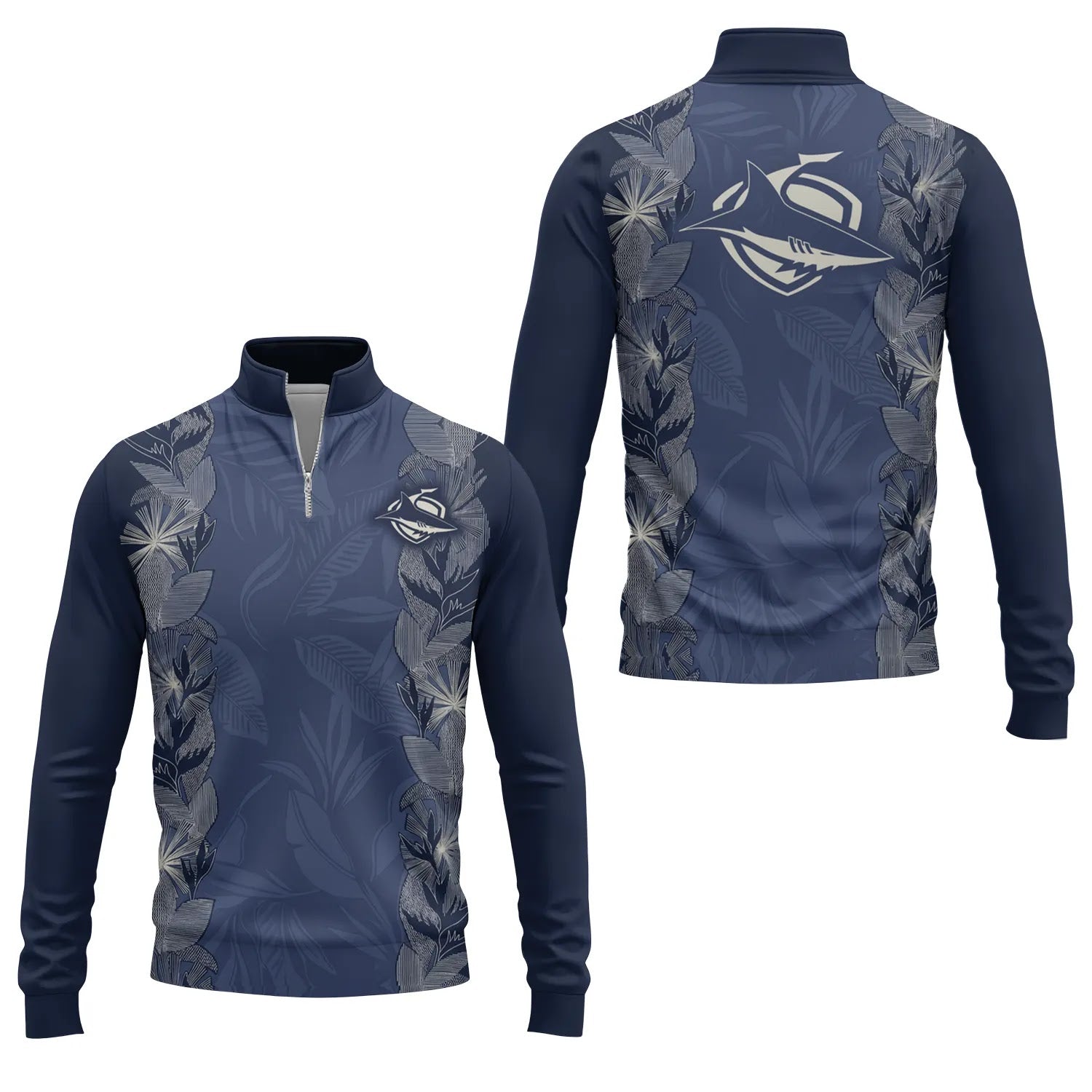 Cronulla-Sutherland Sharks Quarter-zip Pullover SHW045