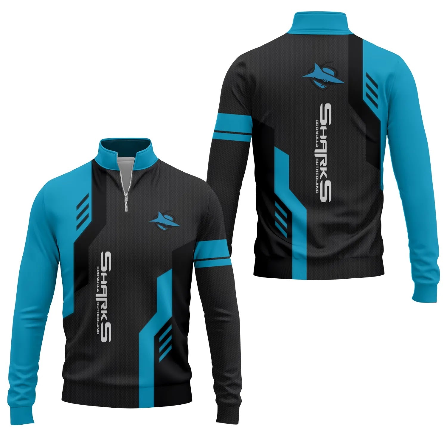 Cronulla-Sutherland Sharks Quarter-zip Pullover SC029