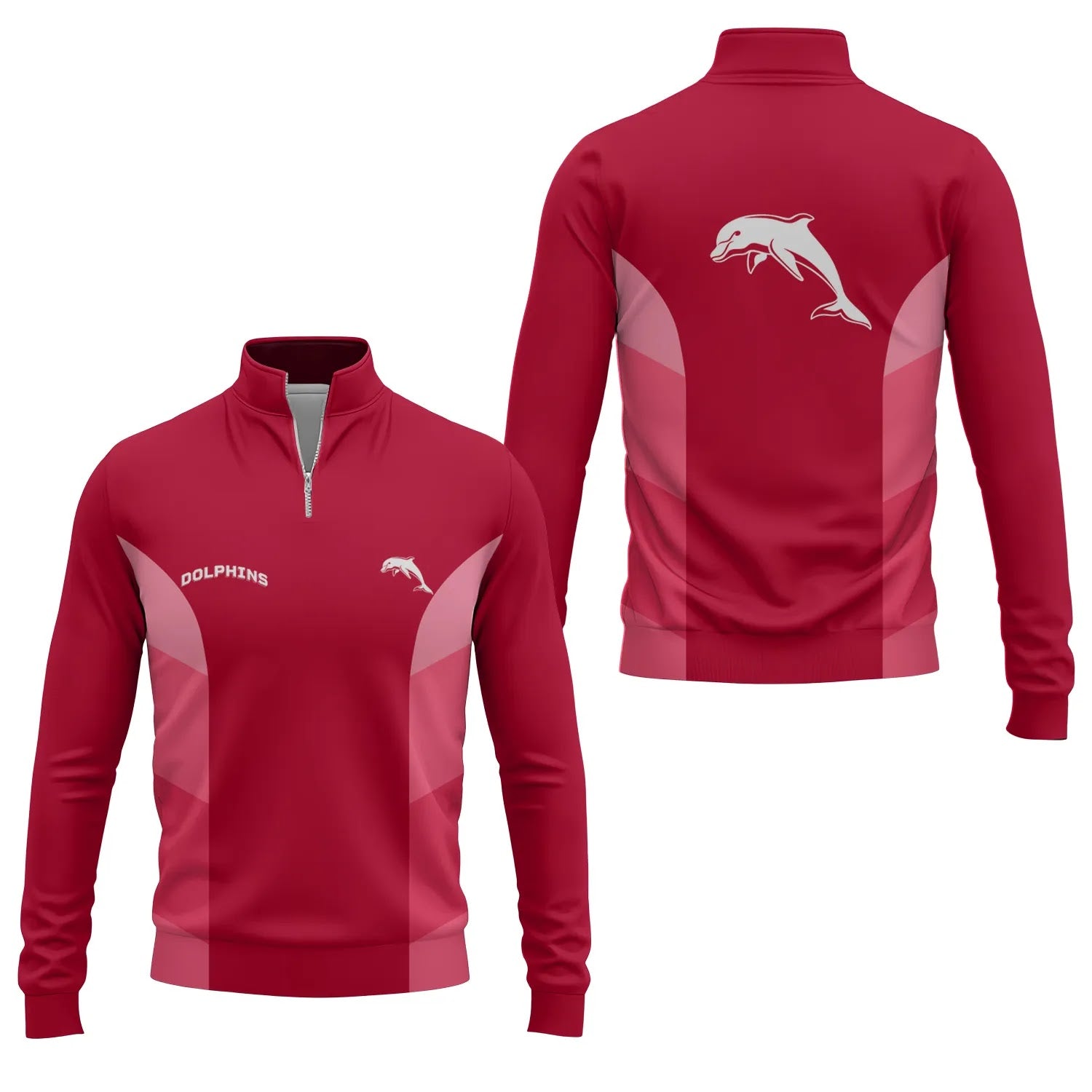 Dolphins Quarter-zip Pullover SC049