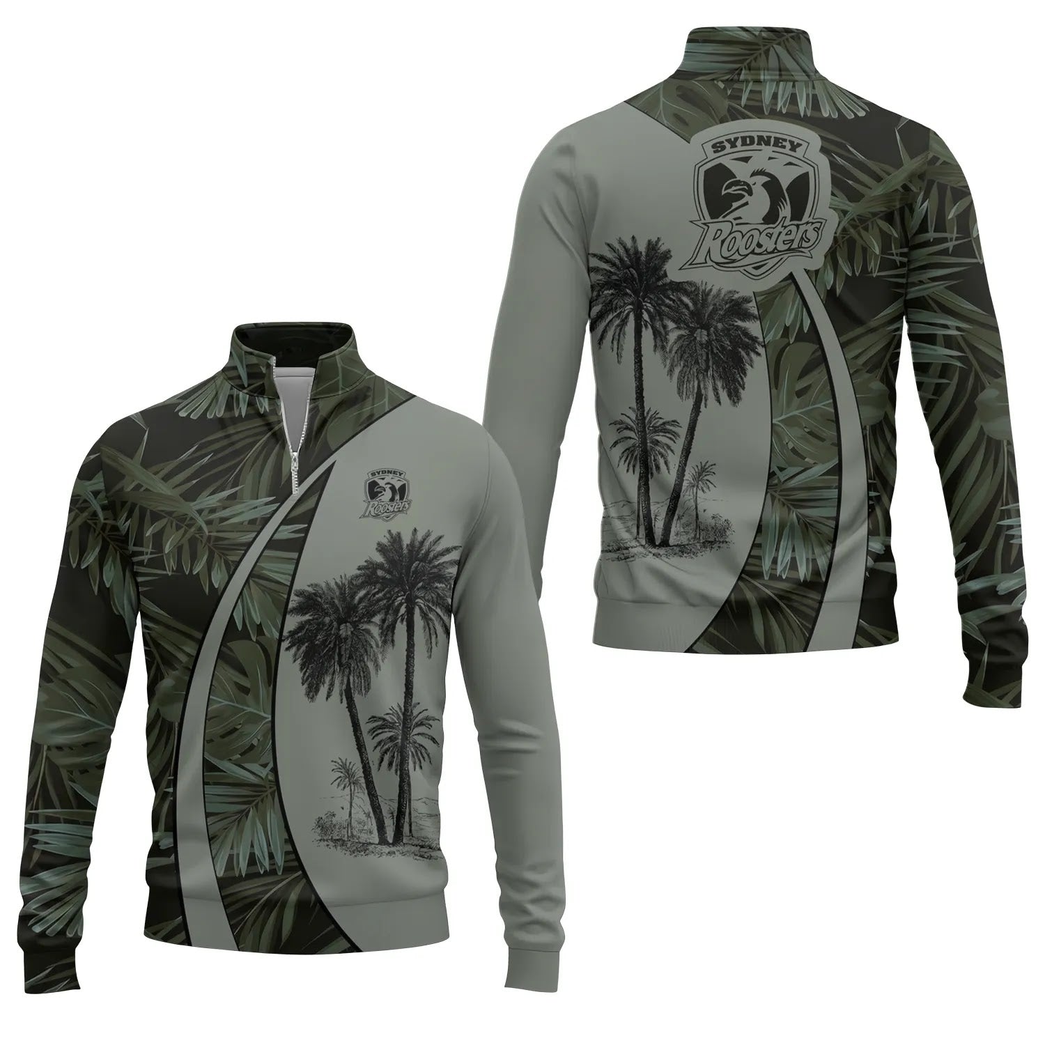 Sydney Roosters Quarter-zip Pullover SHW063