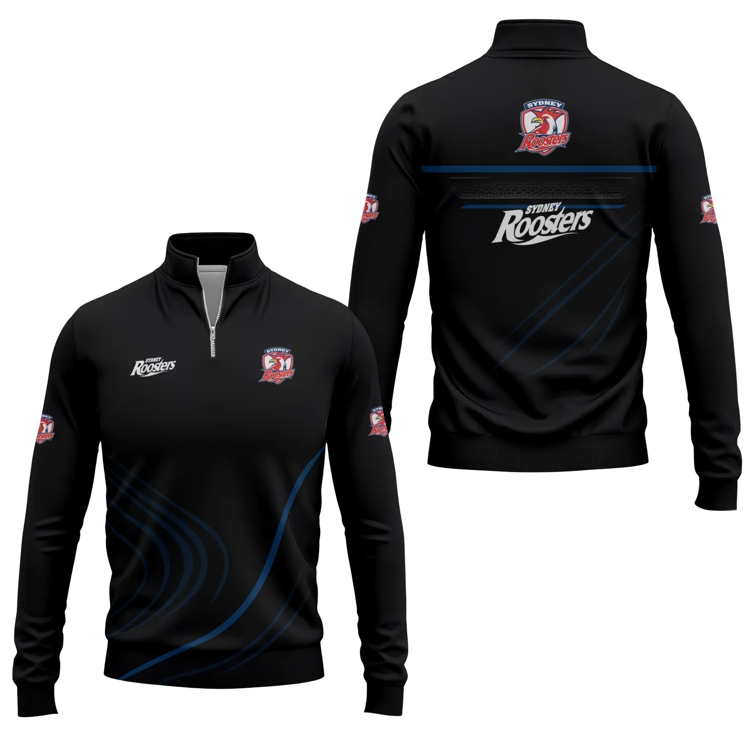 Sydney Roosters Quarter-zip Pullover SC024