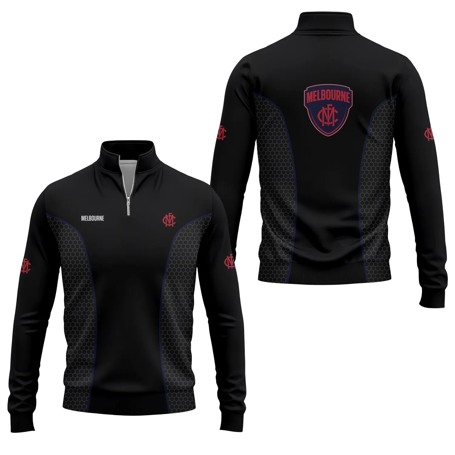Melbourne Demons Quarter-zip Pullover SC072
