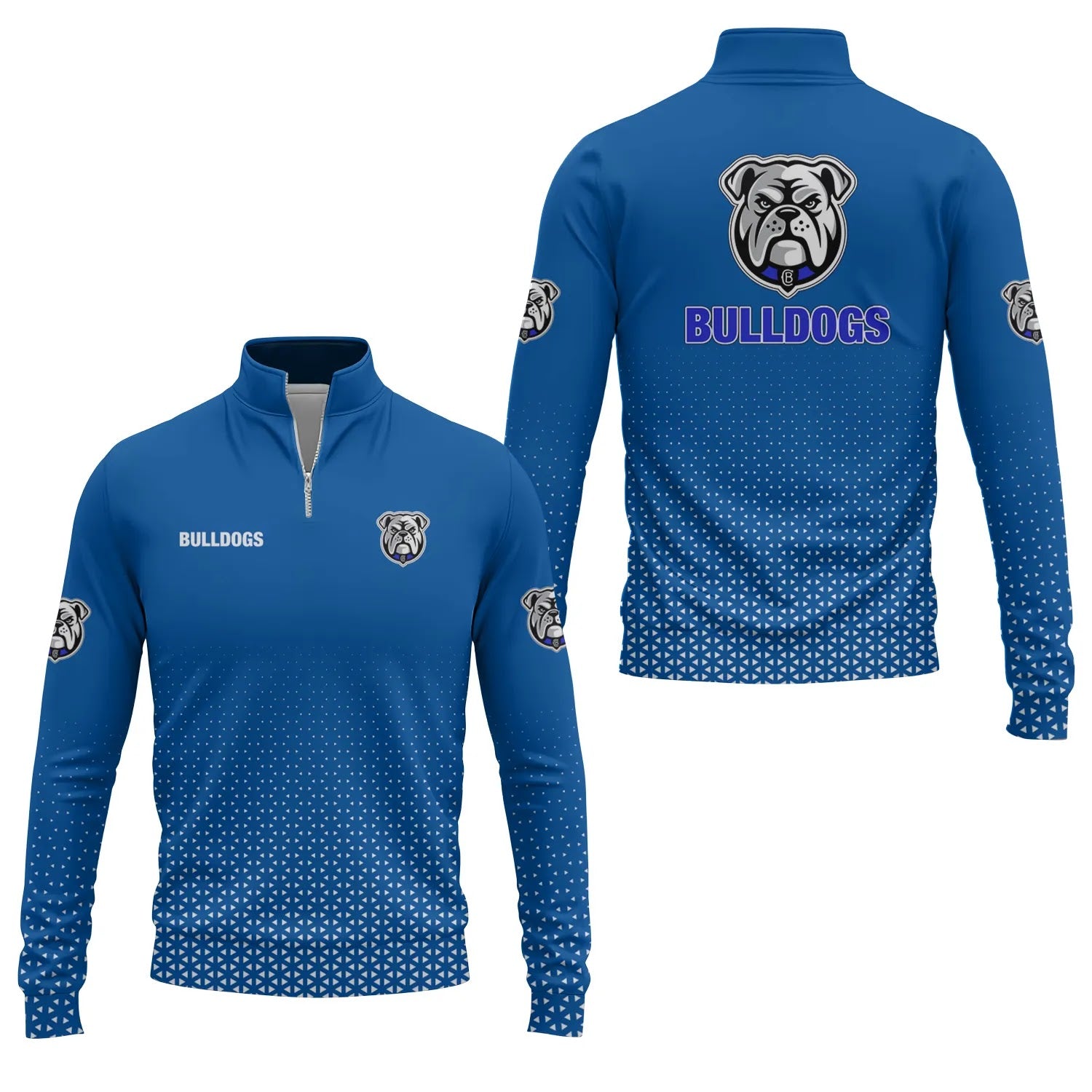 Canterbury-Bankstown Bulldogs Quarter-zip Pullover SC003