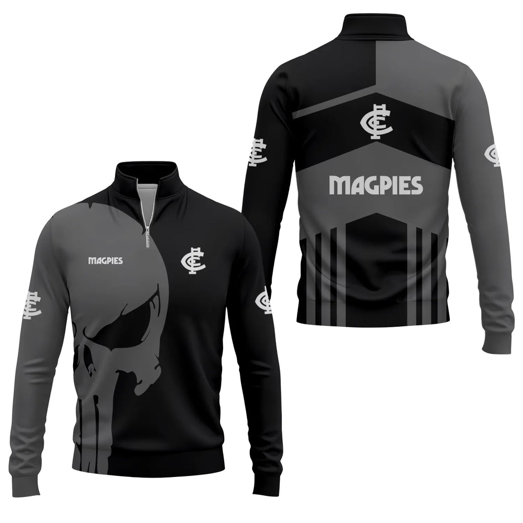 Collingwood Magpies Quarter-zip Pullover SC026