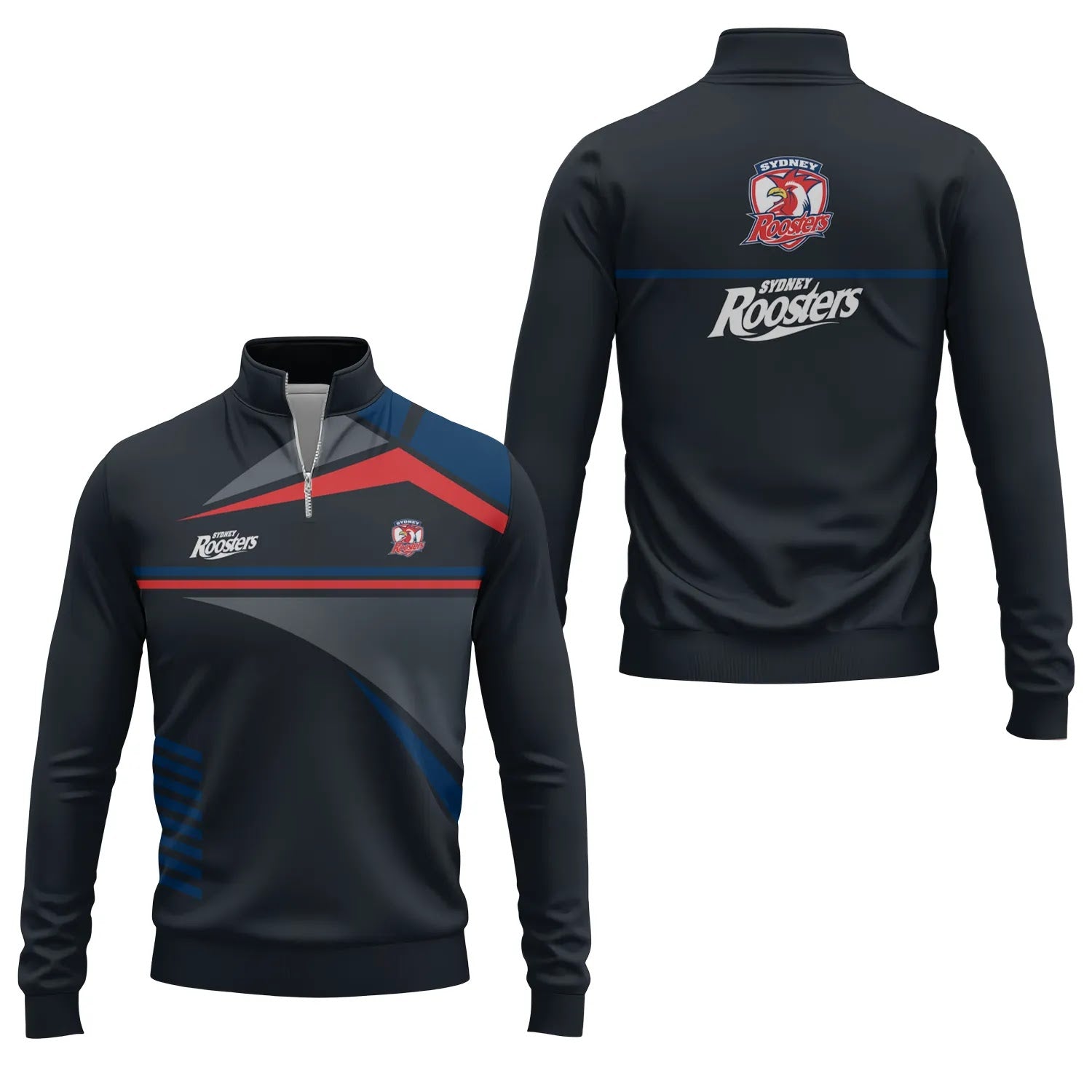 Sydney Roosters Quarter-zip Pullover SC067
