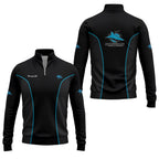 Cronulla-Sutherland Sharks Quarter-zip Pullover SC072