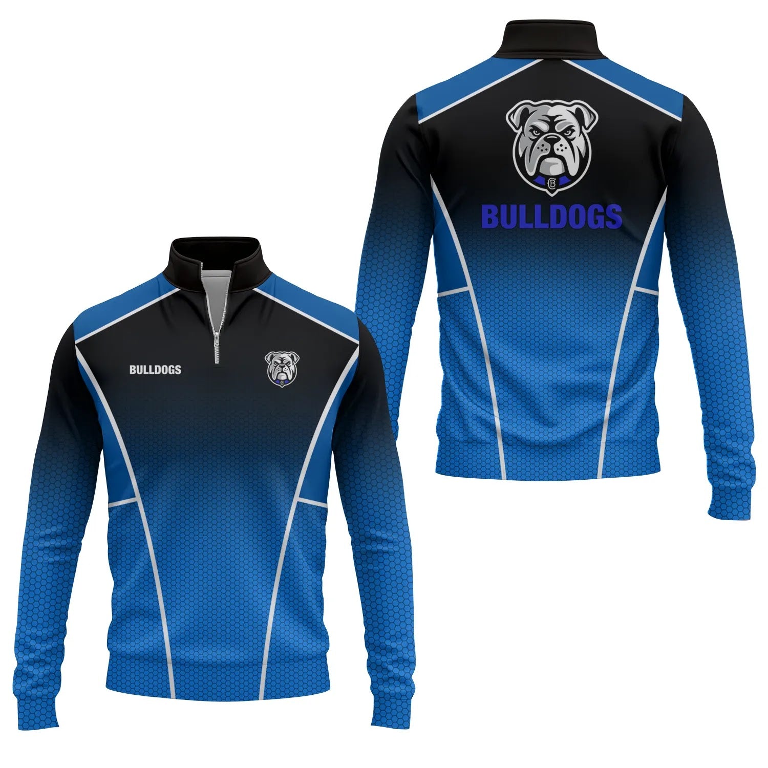 Canterbury-Bankstown Bulldogs Quarter-zip Pullover SC019