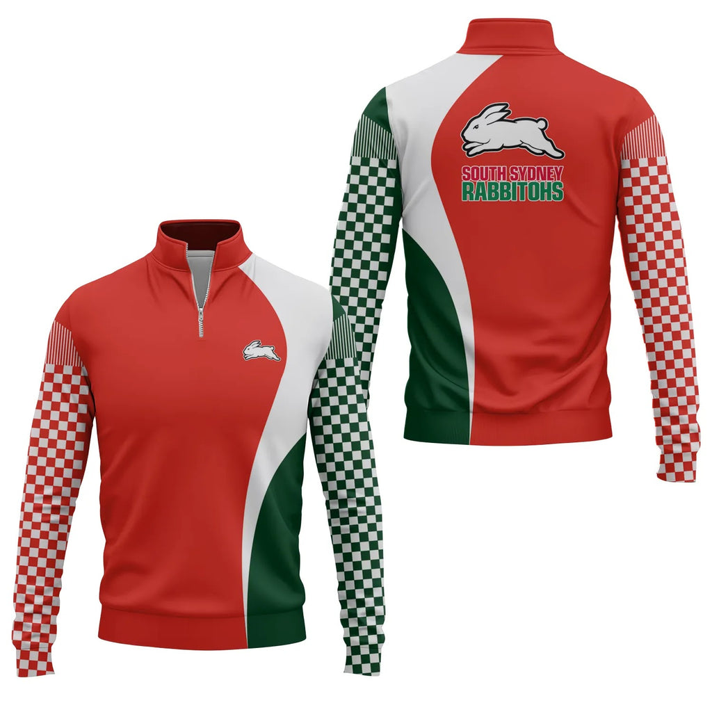 South Sydney Rabbitohs Quarter-zip Pullover SC073