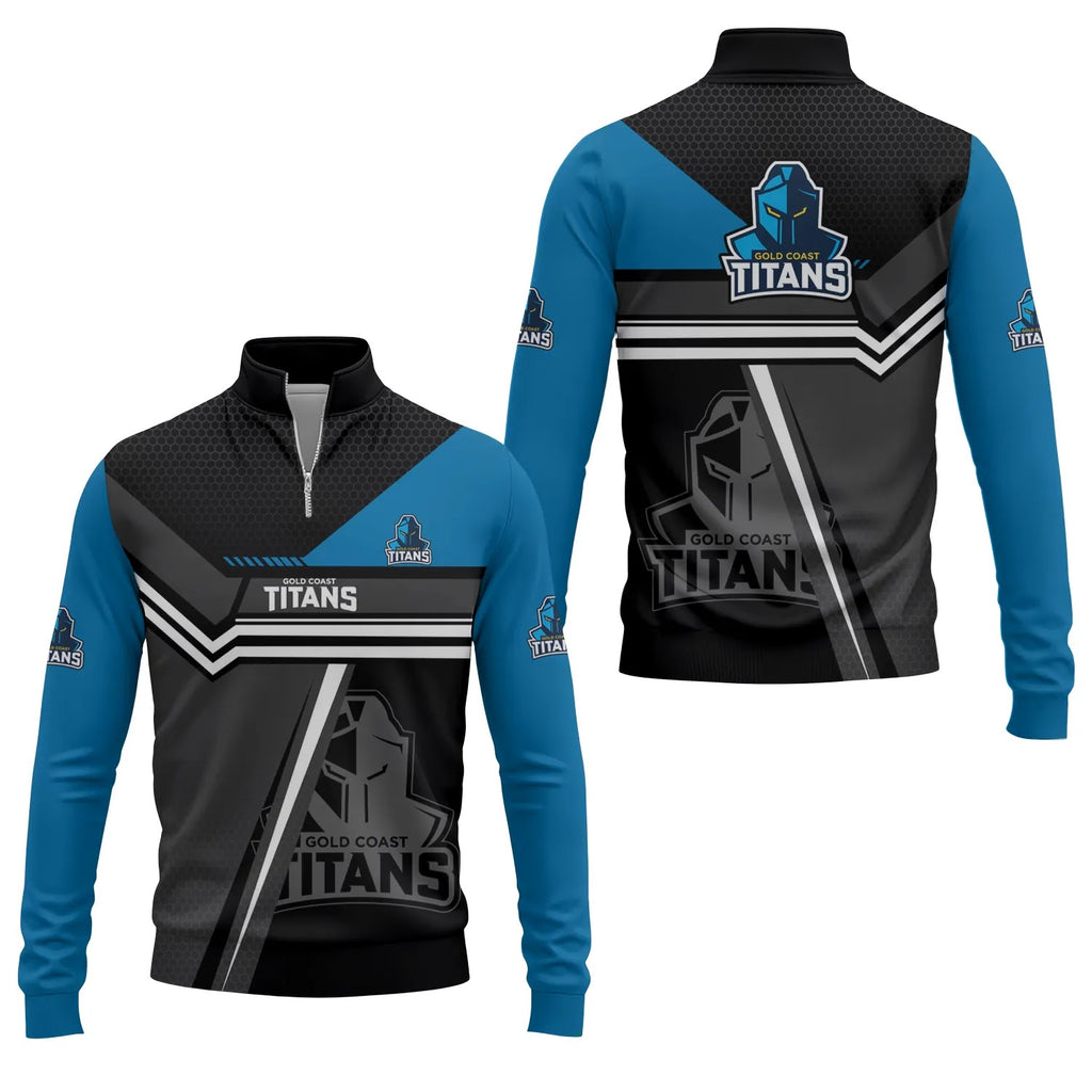 Gold Coast Titans Quarter-zip Pullover SC071