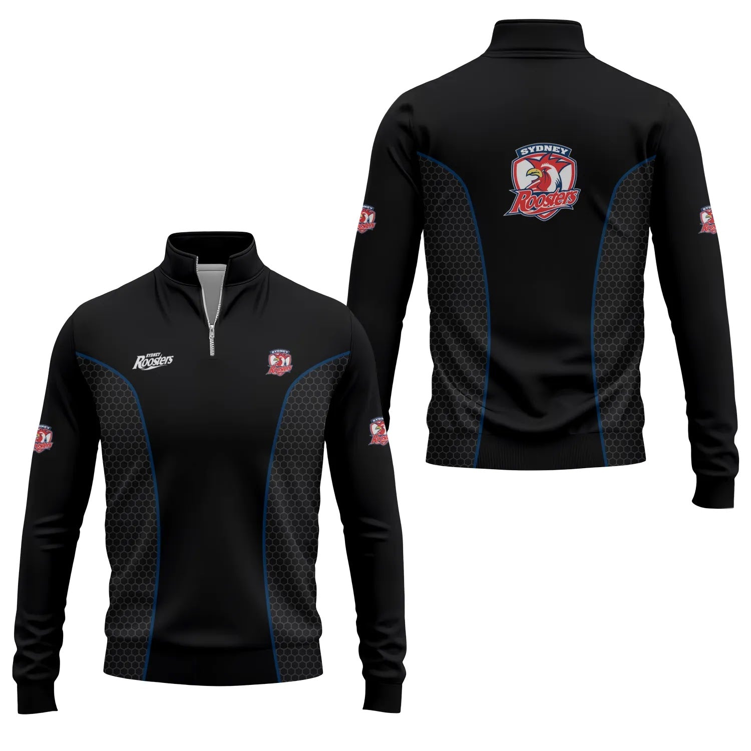 Sydney Roosters Quarter-zip Pullover SC072