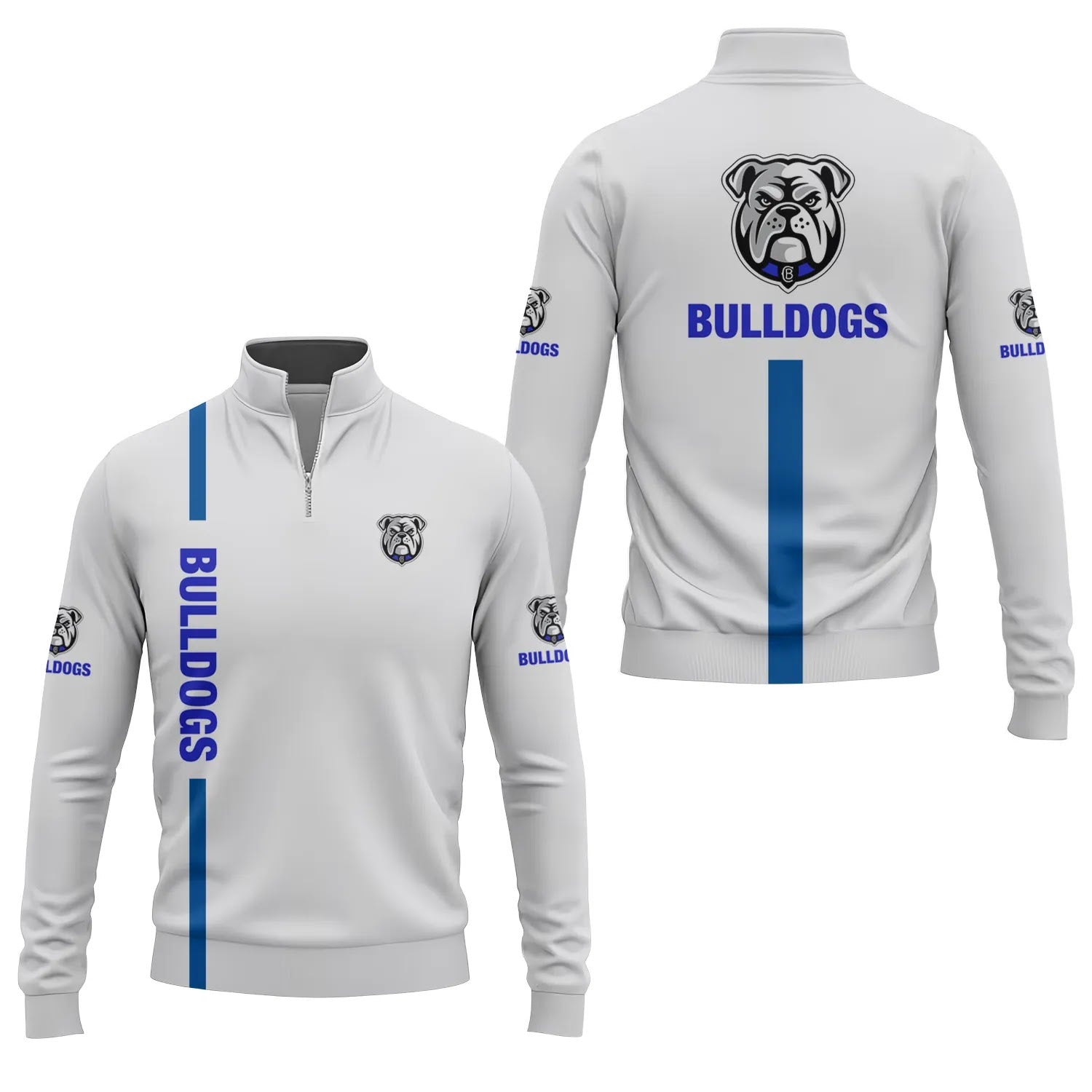 Canterbury-Bankstown Bulldogs Quarter-zip Pullover SC005