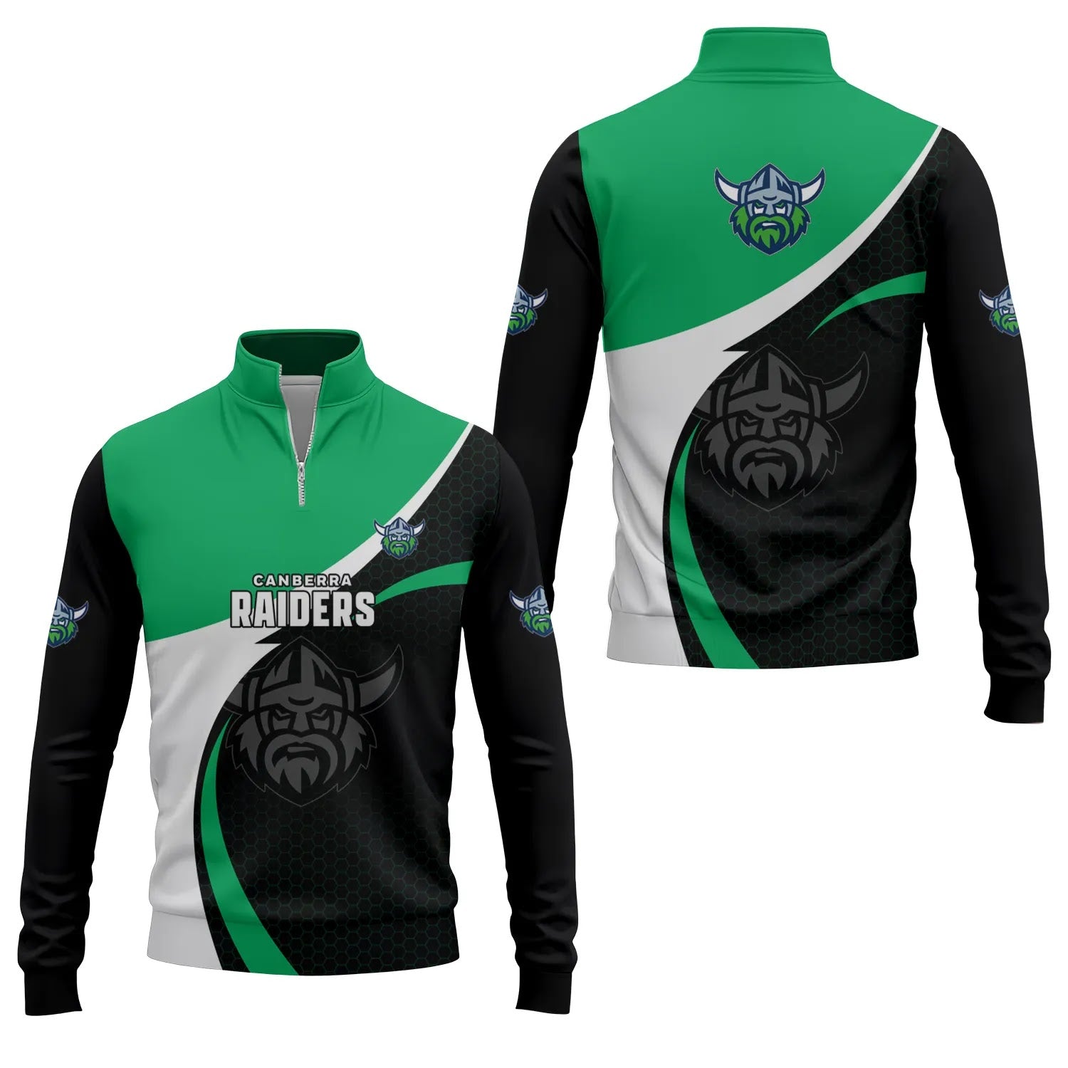 Canberra Raiders Quarter-zip Pullover SC038