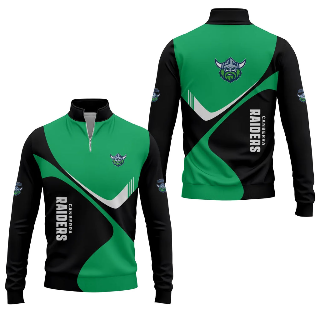 Canberra Raiders Quarter-zip Pullover SC058