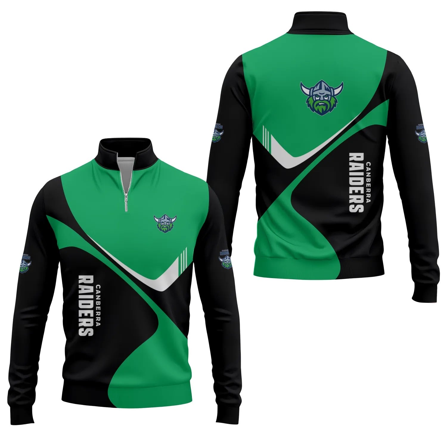 Canberra Raiders Quarter-zip Pullover SC058